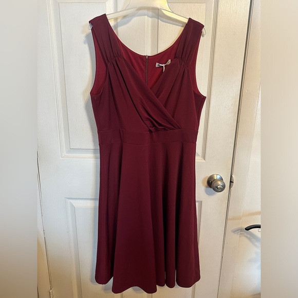 Brand New with Tags - Maroon Cocktail Dress - Picture 1 of 4